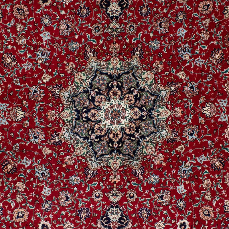 Tappeto Persero - Tabriz - 214 x 150 cm - rosso scuro