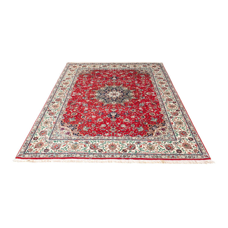 Tappeto Persero - Tabriz - 214 x 150 cm - rosso scuro