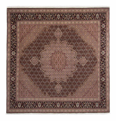 Tappeto Persero - Tabriz - Reale quadrato  - 248 x 245 cm - marrone