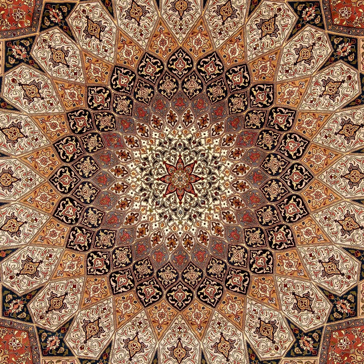 Tappeto Persero - Tabriz - Reale - 351 x 253 cm - multicolore