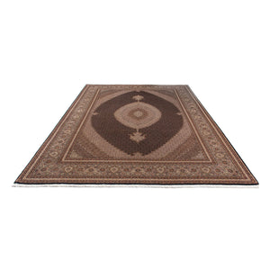 Tappeto Persero - Tabriz - 362 x 256 cm - marrone