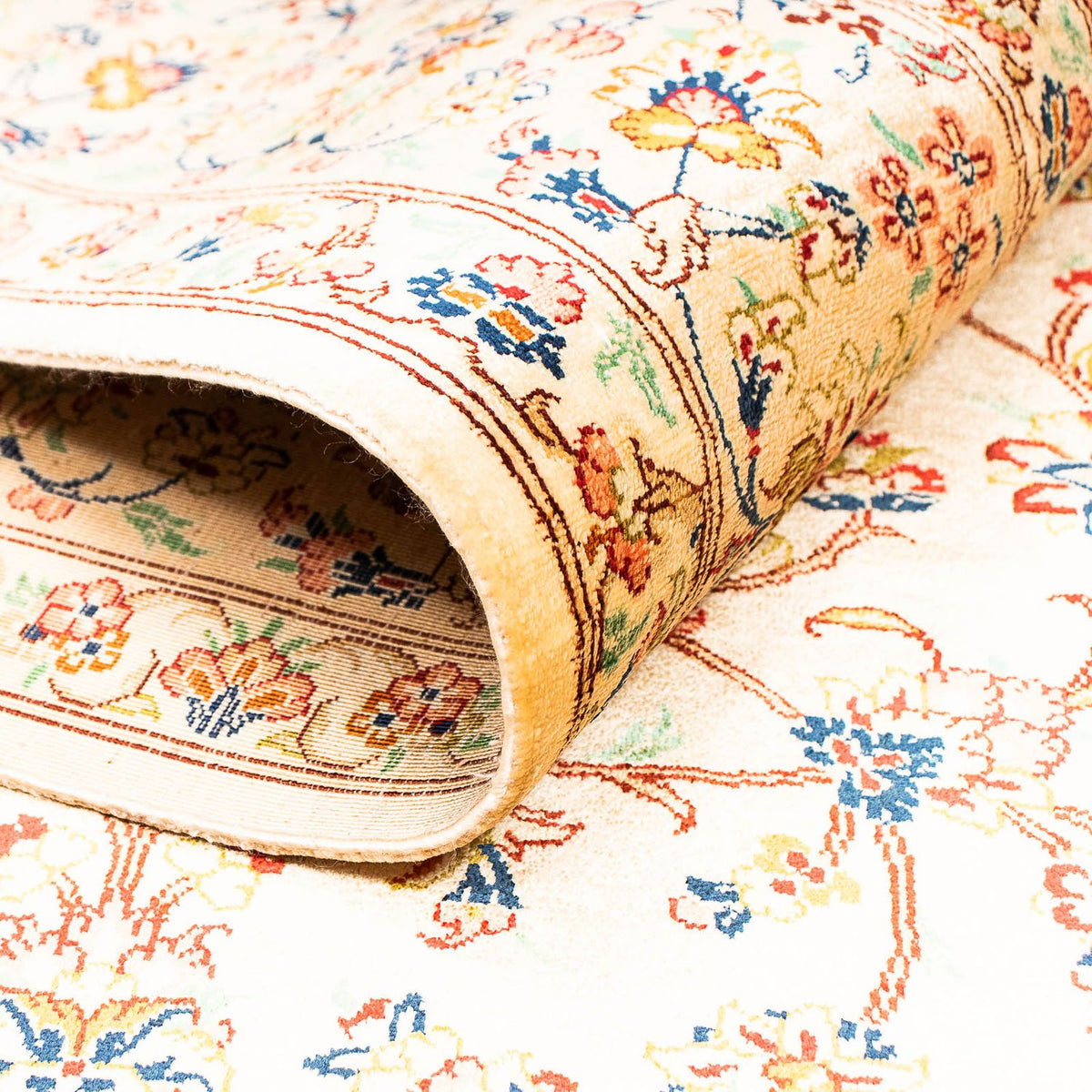 Tappeto Persero - Ghom - 195 x 131 cm - beige