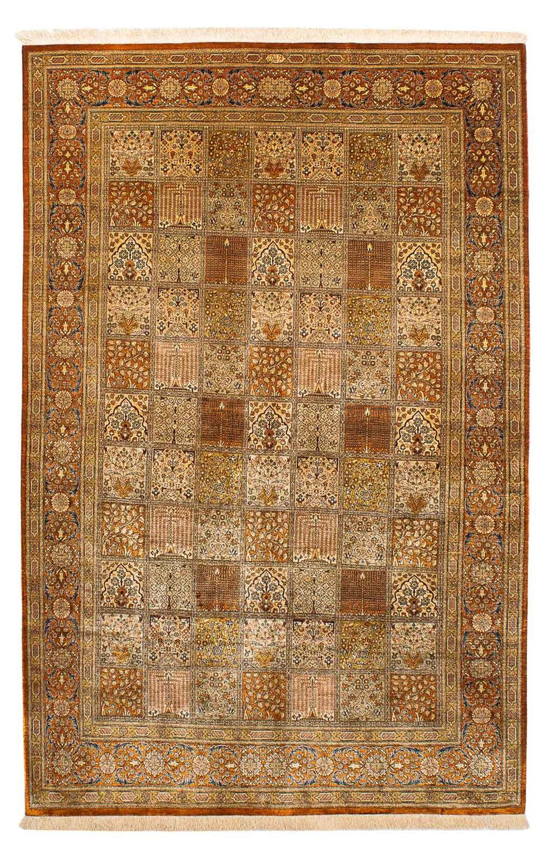 Tappeto di seta - Ghom seta - Premio - 200 x 132 cm - multicolore