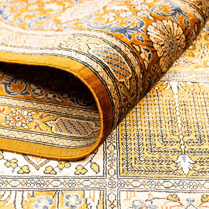 Tappeto di seta - Ghom seta - Premio - 200 x 132 cm - multicolore