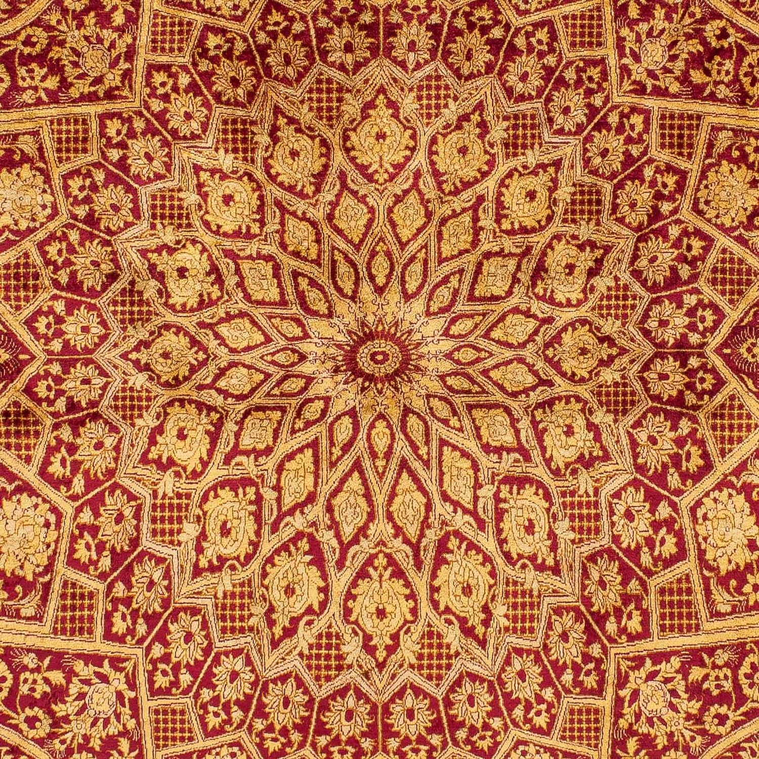 Tappeto di seta - Ghom seta - Premio - 216 x 132 cm - blu scuro