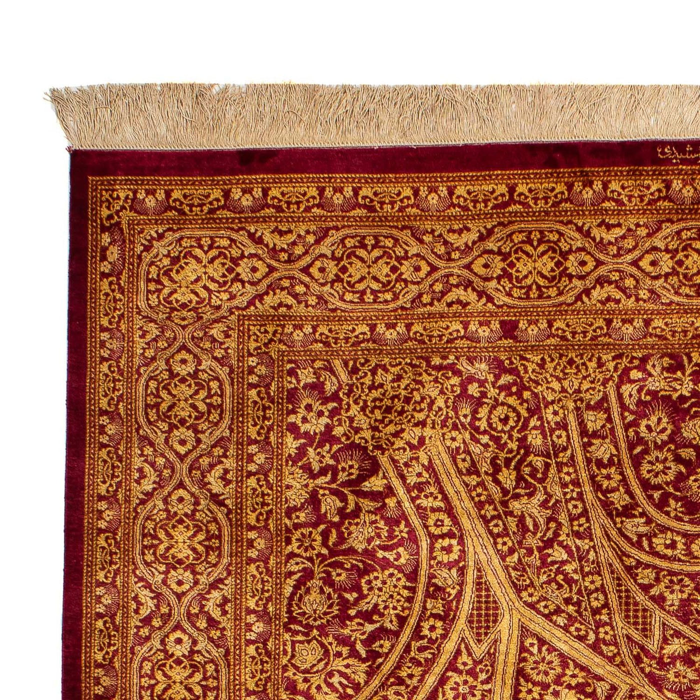 Qom seta Tappeto 216x132cm - Tappeto persiano