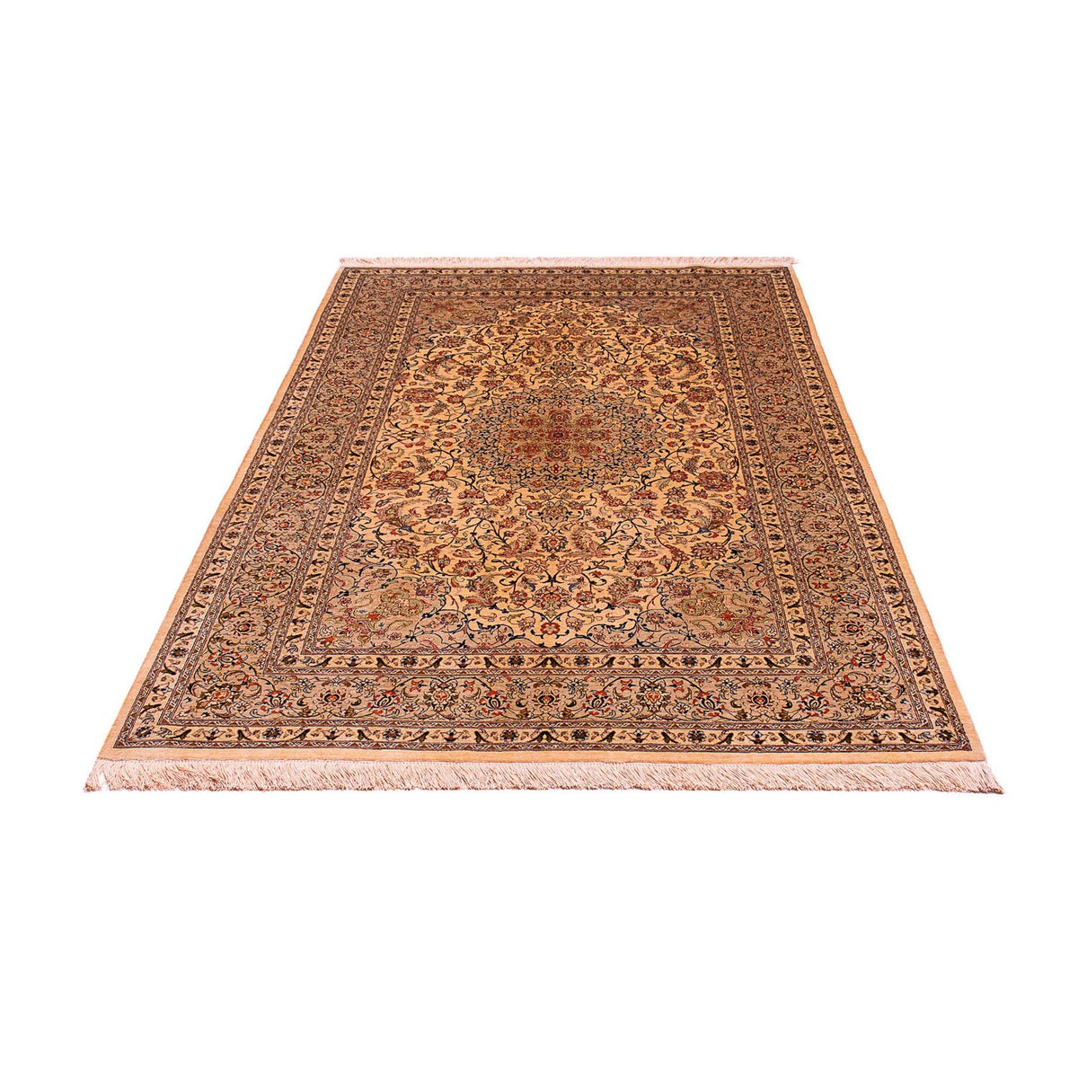 Tappeto Persero - Ghom - 204 x 129 cm - marrone chiaro