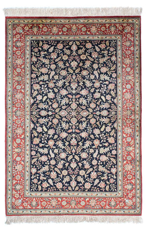 Tappeto Persero - Ghom - 148 x 98 cm - blu scuro