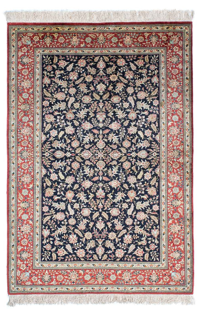 Tappeto Persero - Ghom - 148 x 98 cm - blu scuro