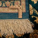 Tappeto di seta - Ghom seta - Premio - 216 x 132 cm - blu scuro