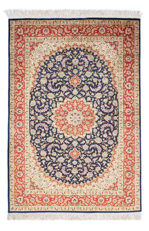 Tappeto Persero - Ghom - 153 x 100 cm - blu scuro