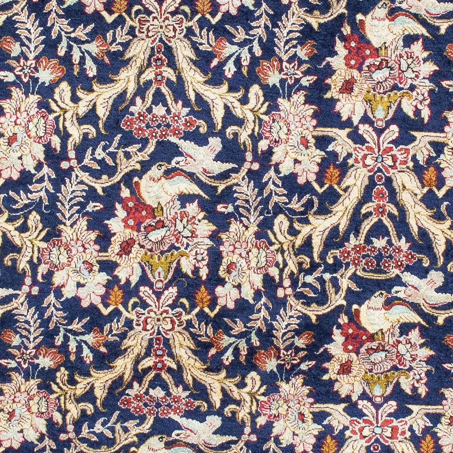 Tappeto Persero - Ghom - 154 x 98 cm - blu scuro