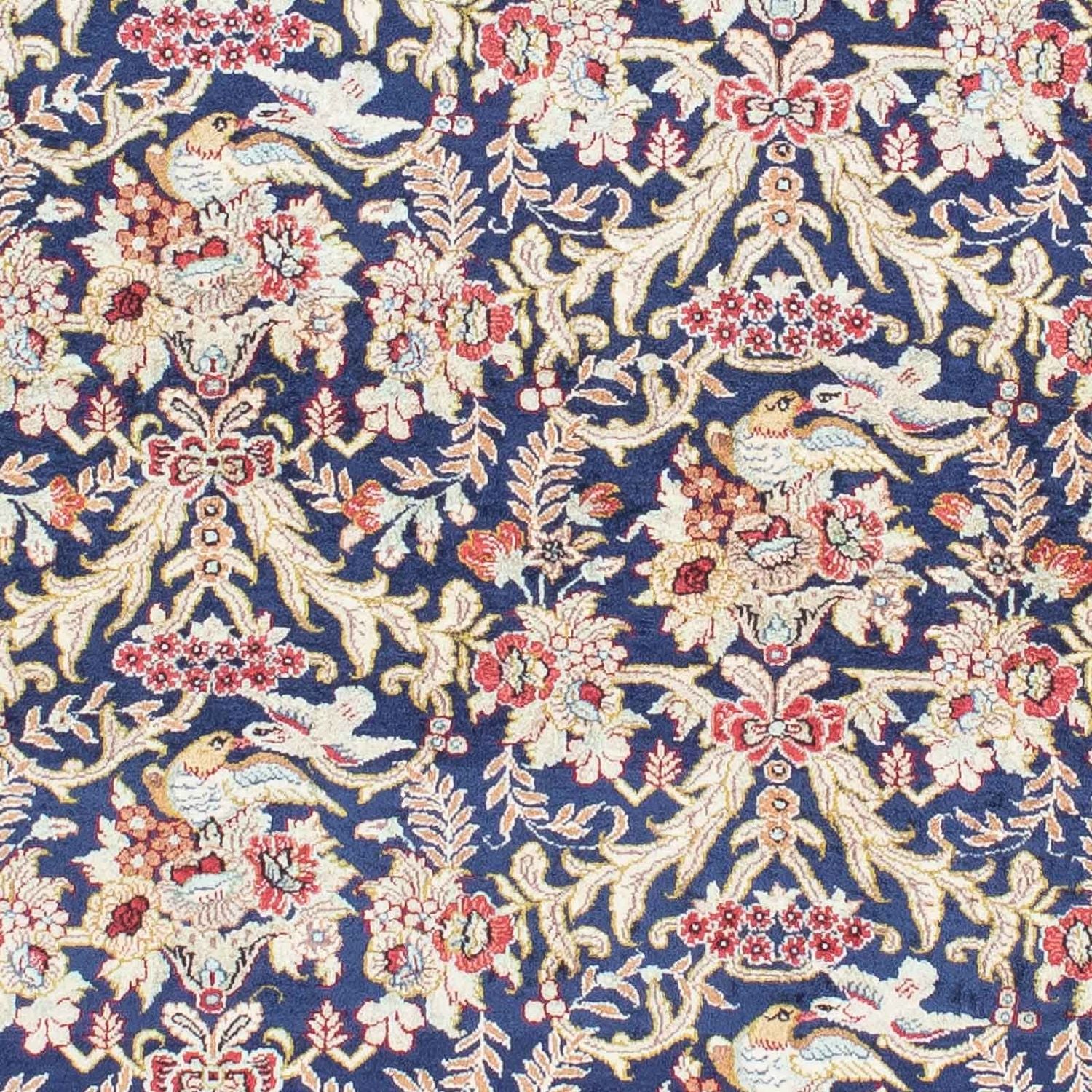 Tappeto Persero - Ghom - 154 x 103 cm - blu scuro