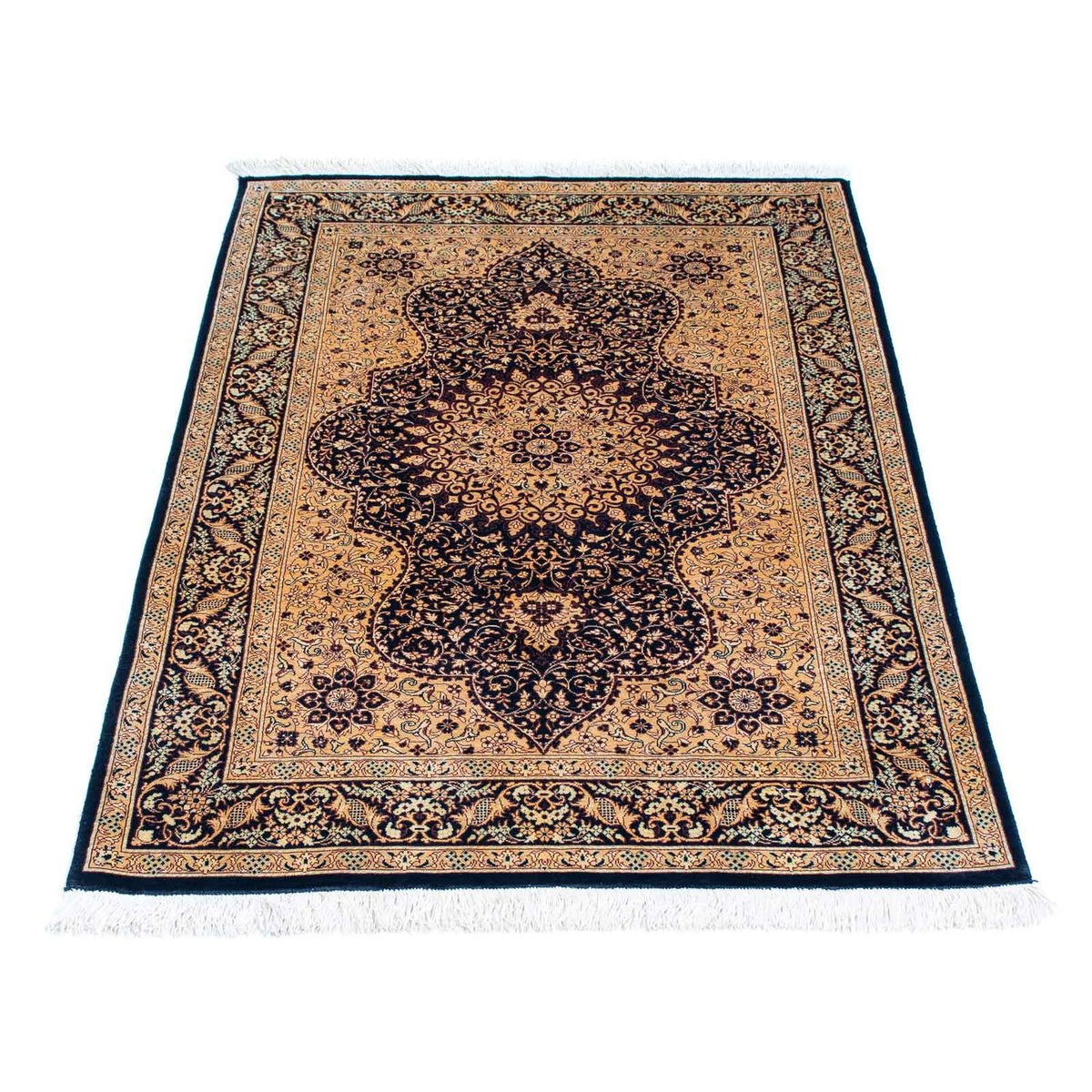 Tappeto Persero - Ghom - 120 x 76 cm - marrone chiaro