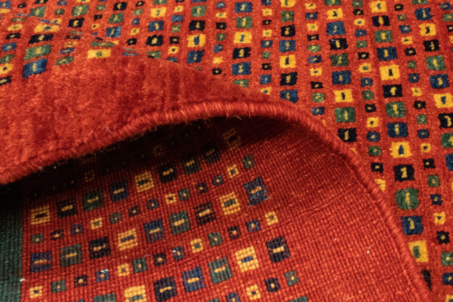 Tappeto Gabbeh - Loribaft Persero - 178 x 122 cm - rosso