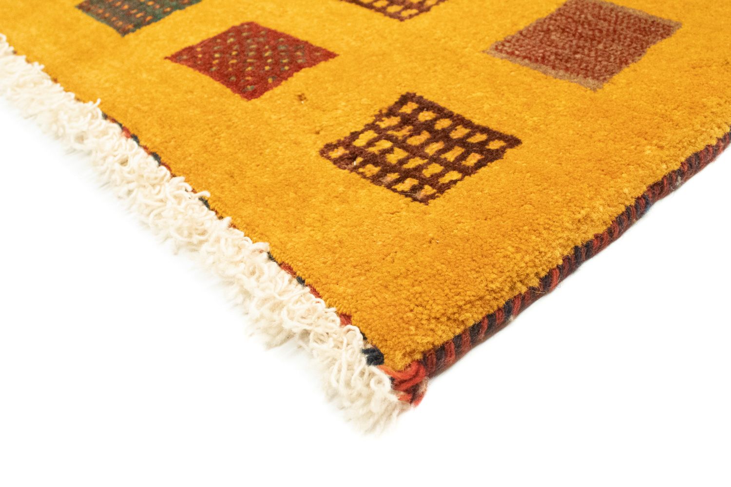 Tappeto Gabbeh - Loribaft Persero - 181 x 130 cm - oro