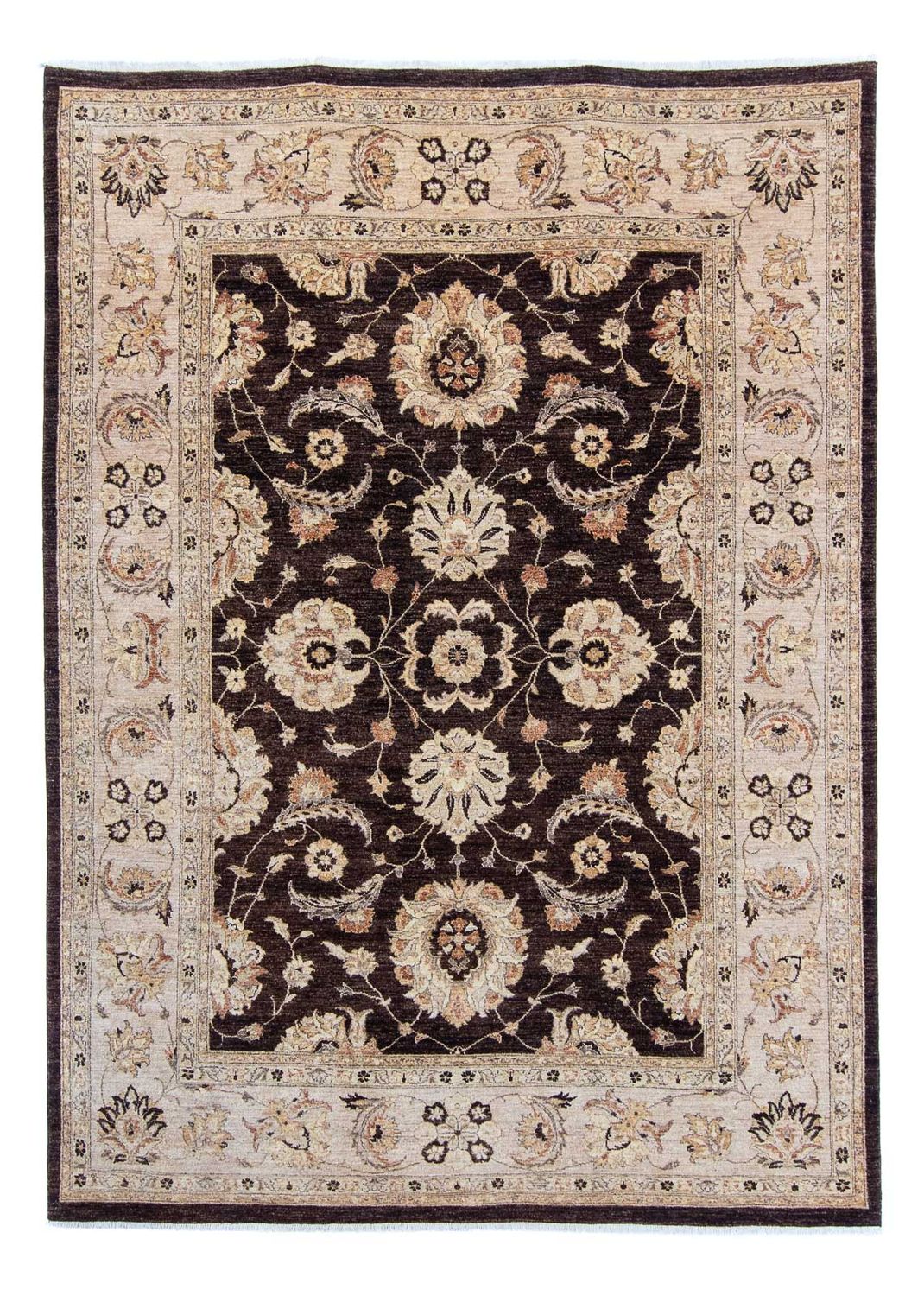 Tappeto Ziegler - 338 x 241 cm - marrone scuro
