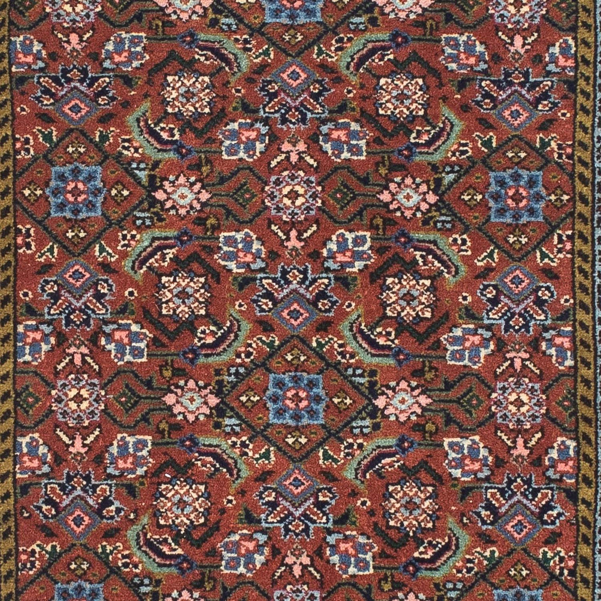 Tappeto corsia Tappeto Persero - Bidjar - 212 x 73 cm - marrone