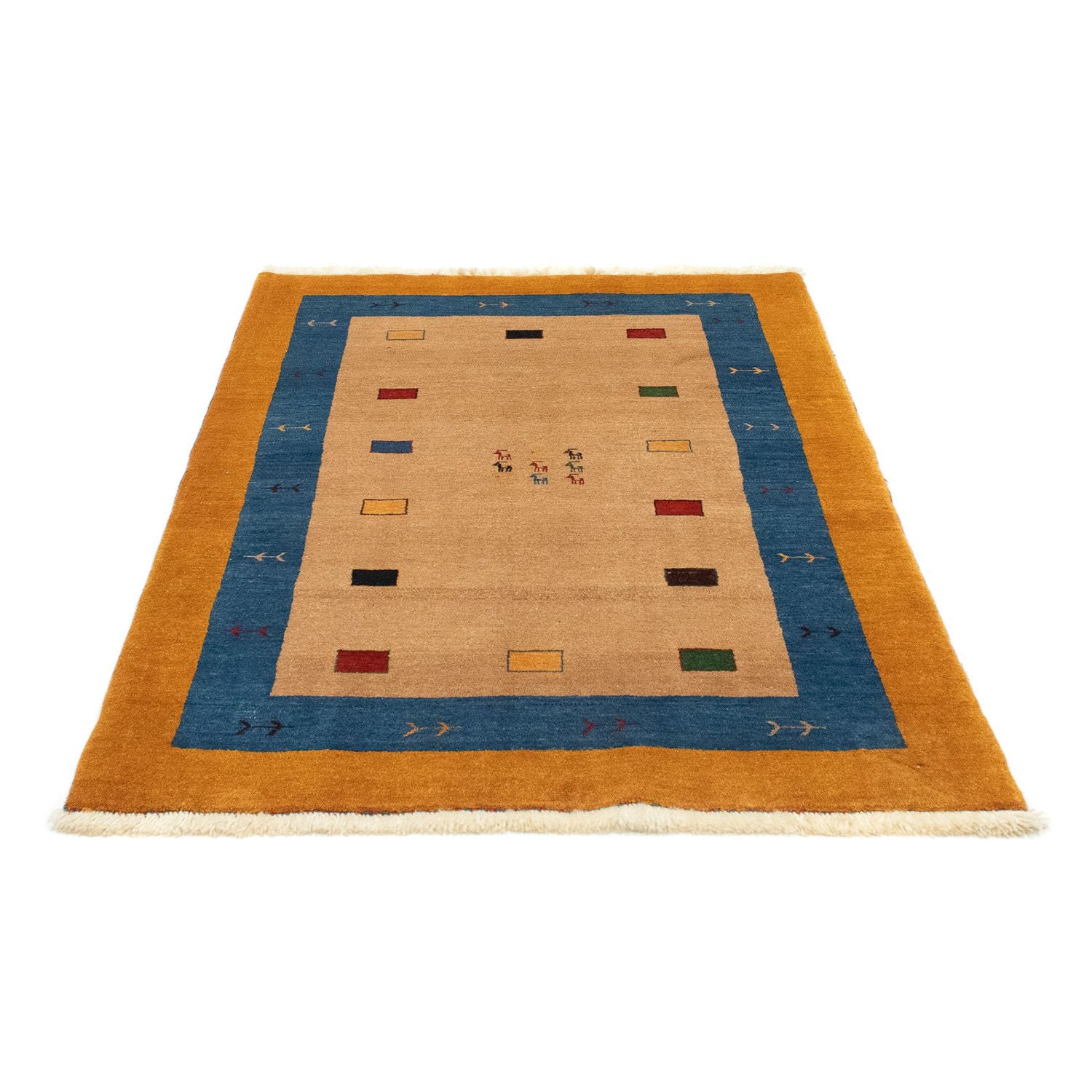 Tappeto Gabbeh - Loribaft Persero - 150 x 104 cm - oro