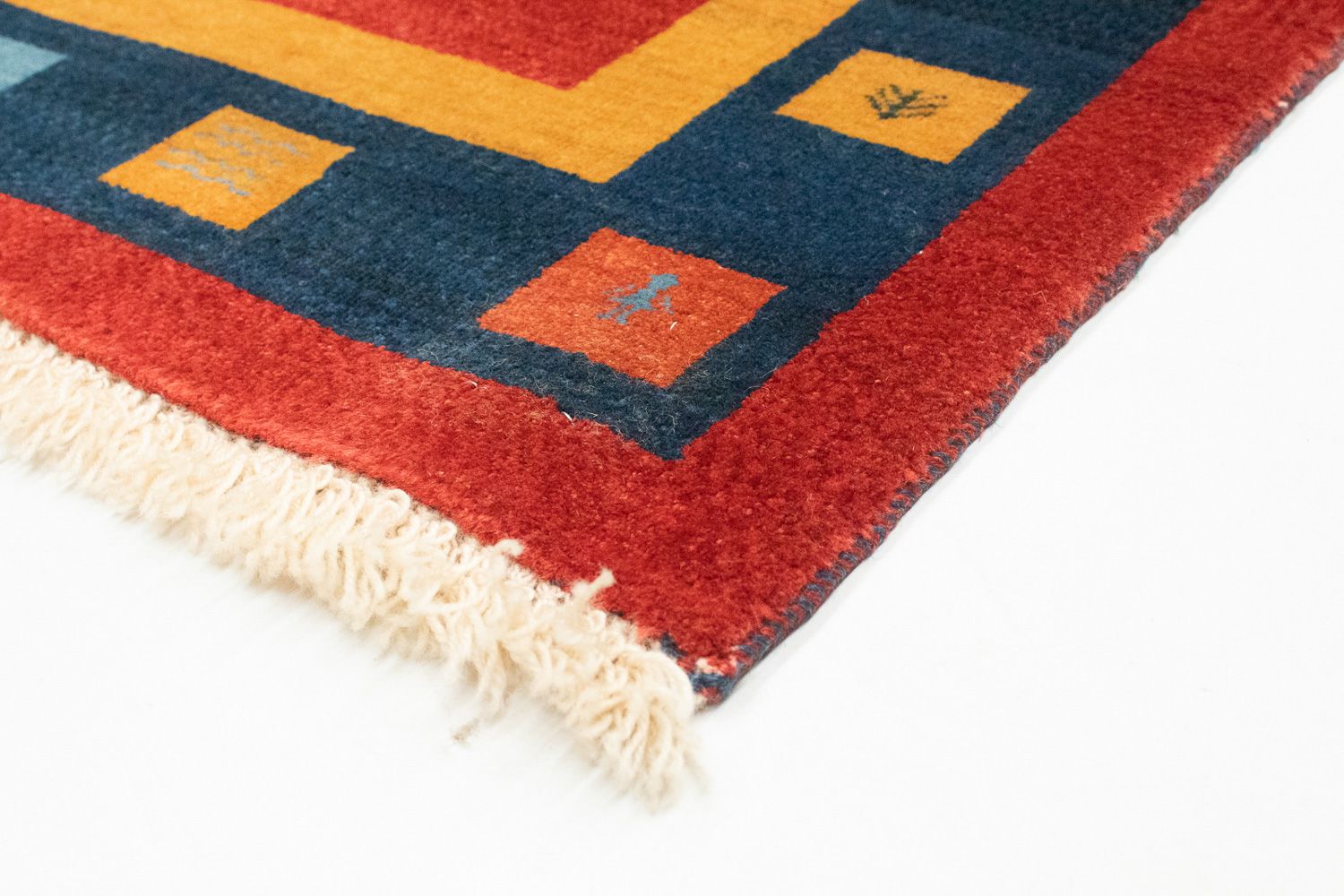 Tappeto corsia Tappeto Gabbeh - Loribaft Persero - 175 x 102 cm - rosso