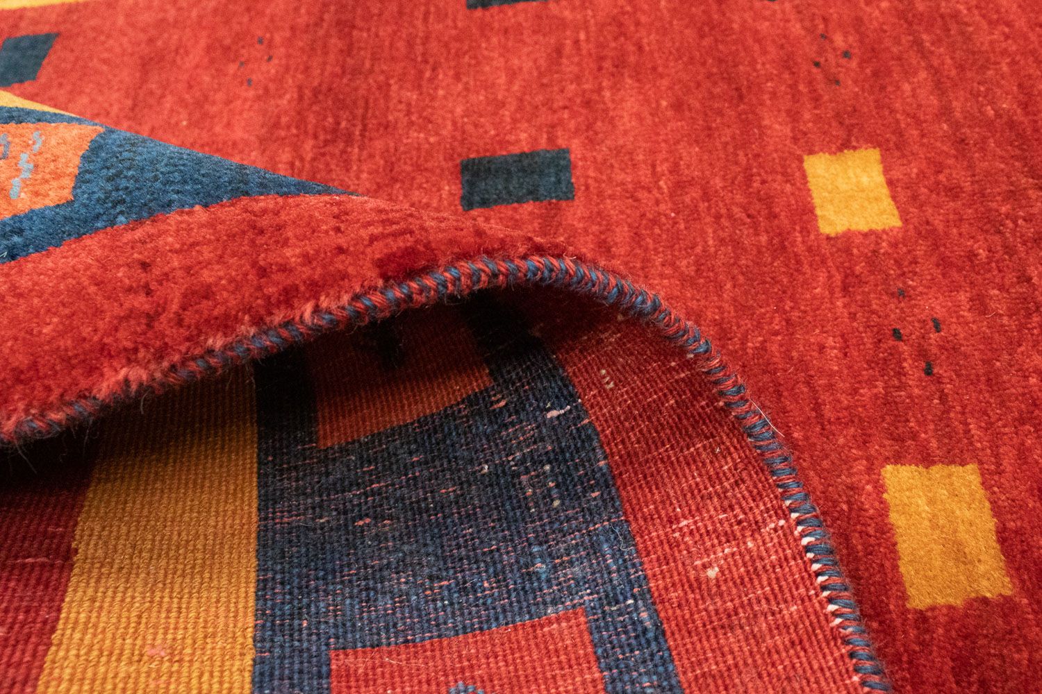 Tappeto corsia Tappeto Gabbeh - Loribaft Persero - 175 x 102 cm - rosso