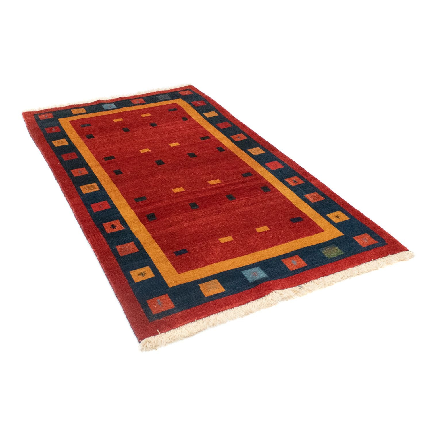 Tappeto corsia Tappeto Gabbeh - Loribaft Persero - 175 x 102 cm - rosso