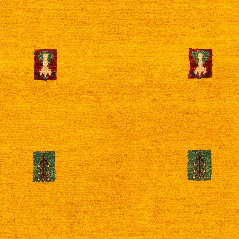 Tappeto Gabbeh - Loribaft Persero - 150 x 107 cm - oro