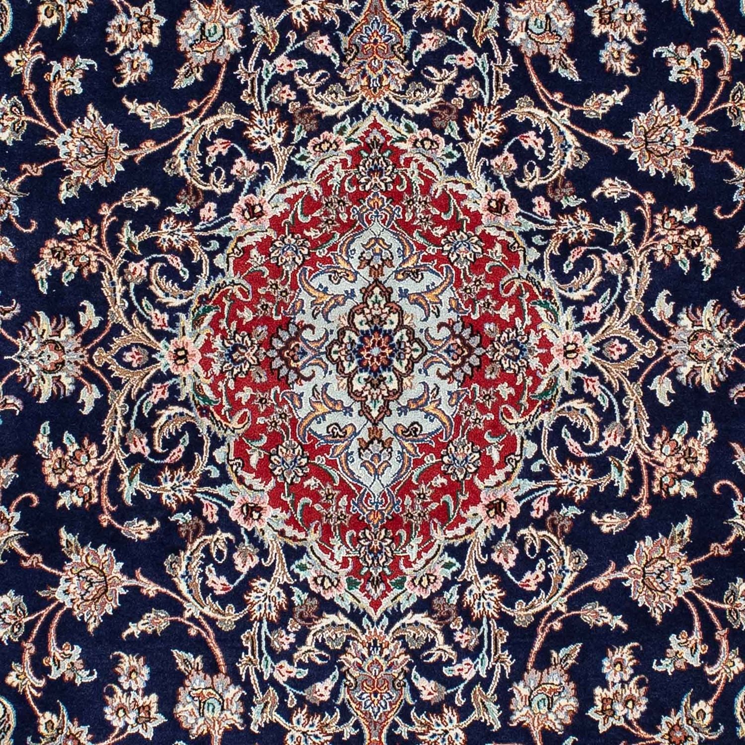 Tappeto Persero - Tabriz - Reale - 198 x 129 cm - blu scuro