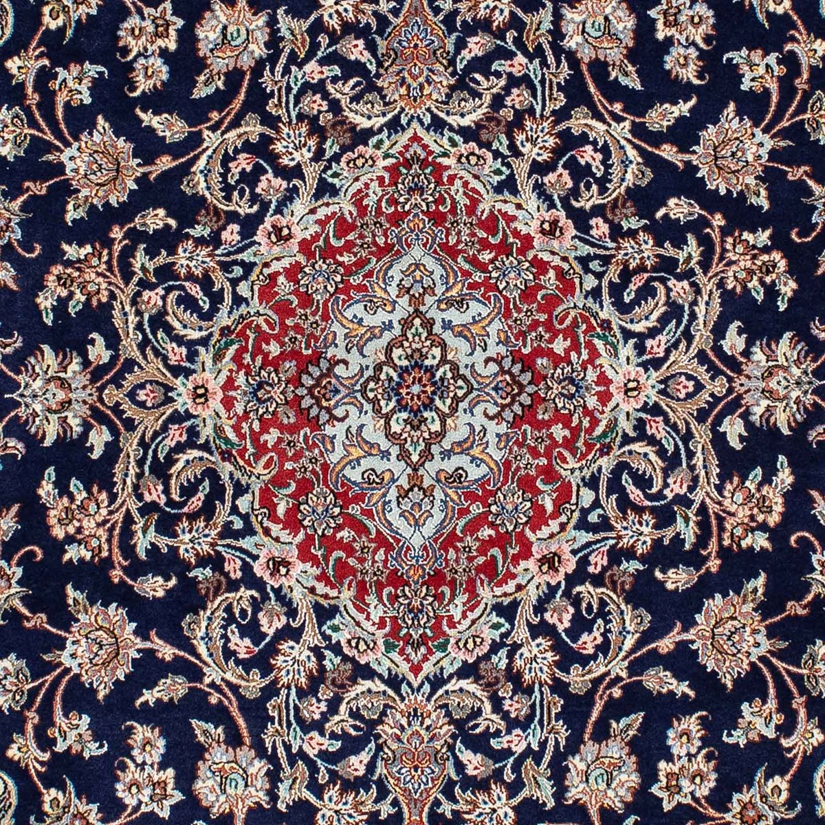 Tappeto Persero - Tabriz - Reale - 198 x 129 cm - blu scuro