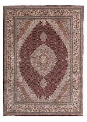 Tappeto Persero - Tabriz - 353 x 253 cm - rosso scuro