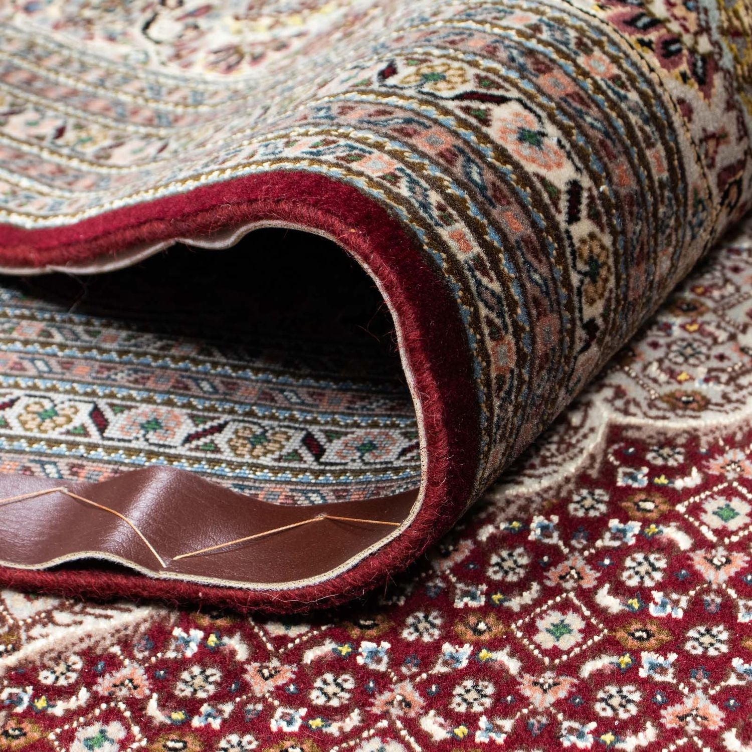 Tappeto Persero - Tabriz - 353 x 253 cm - rosso scuro