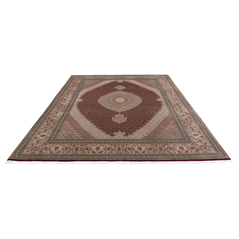 Tappeto Persero - Tabriz - 353 x 253 cm - rosso scuro