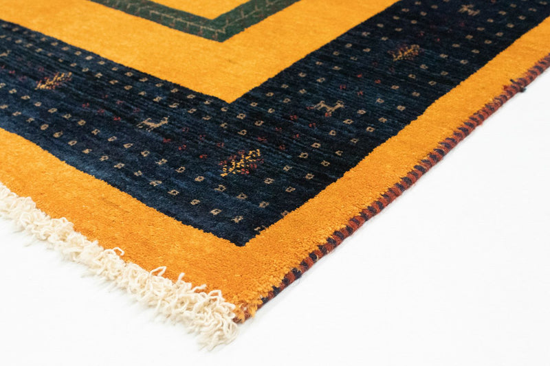 Tappeto Gabbeh - Loribaft Persero - 148 x 100 cm - oro