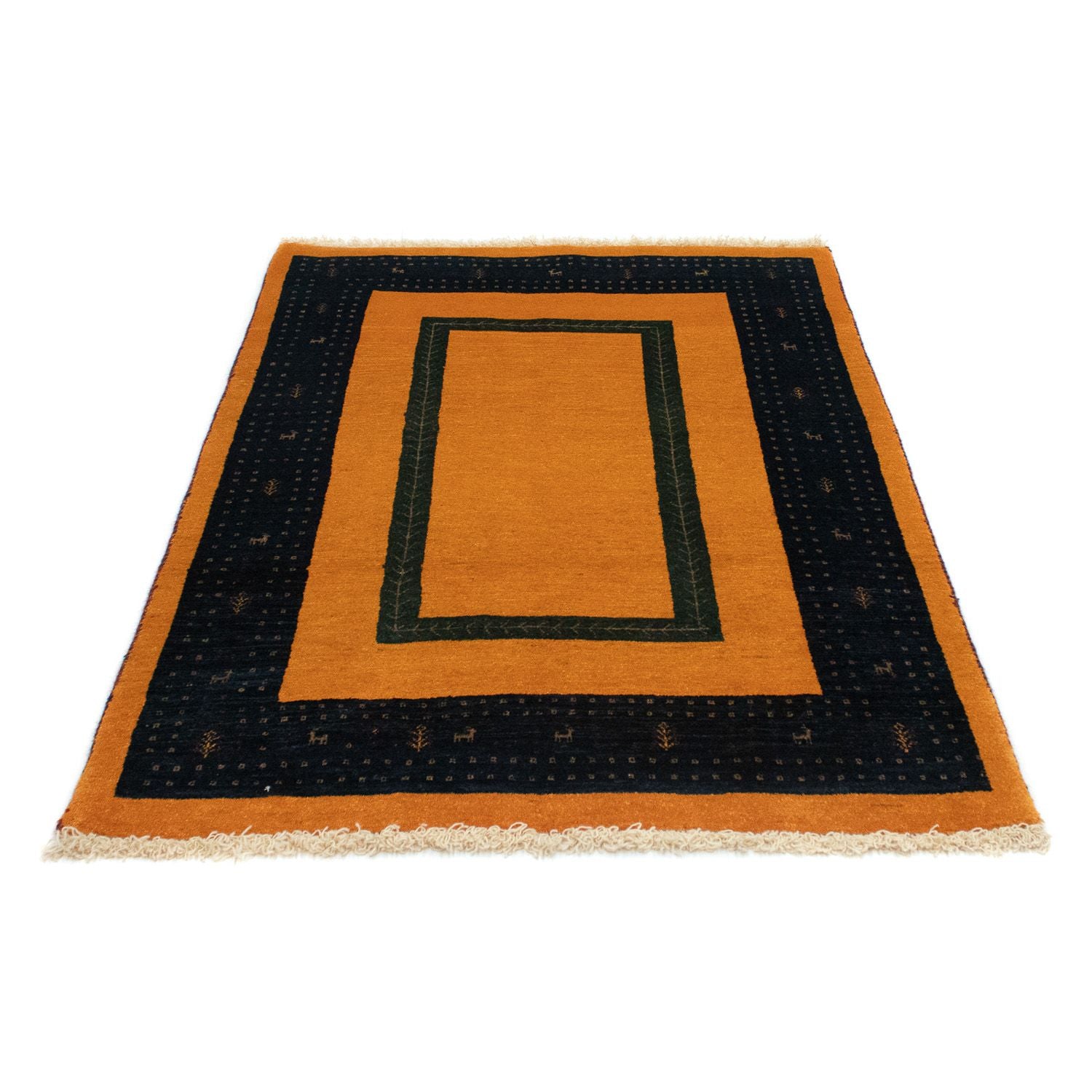 Tappeto Gabbeh - Loribaft Persero - 148 x 100 cm - oro