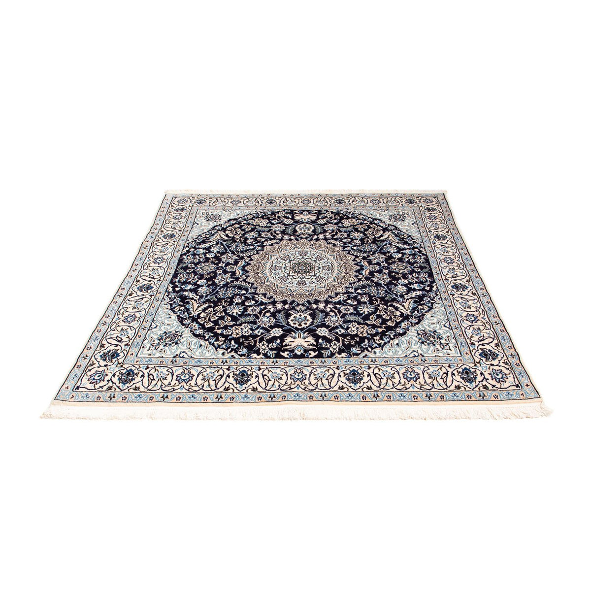 Tappeto Persero - Nain - Reale quadrato  - 153 x 146 cm - rosso scuro