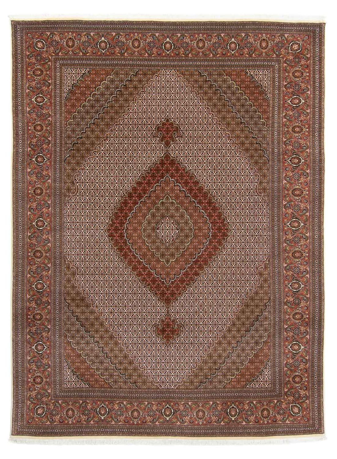 Tappeto Persero - Tabriz - Reale - 349 x 250 cm - marrone