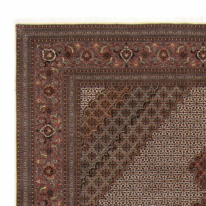 Tappeto Persero - Tabriz - 350 x 250 cm - marrone scuro