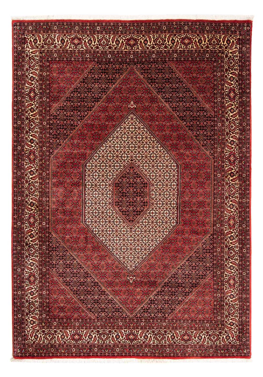 Tappeto Persero - Bidjar - 248 x 171 cm - rosso scuro