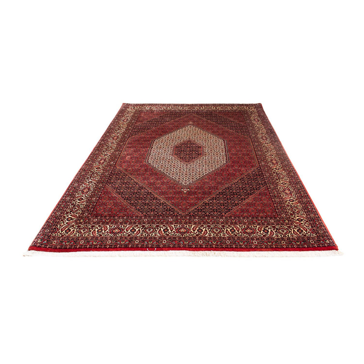 Tappeto Persero - Bidjar - 248 x 171 cm - rosso scuro