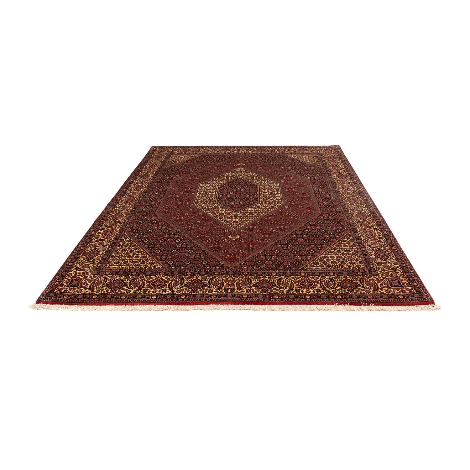 Tappeto Persero - Bidjar - 248 x 200 cm - rosso scuro