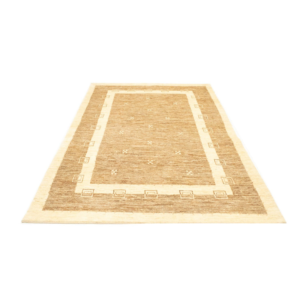 Tappeto Gabbeh - Loribaft Persero - 242 x 162 cm - marrone chiaro