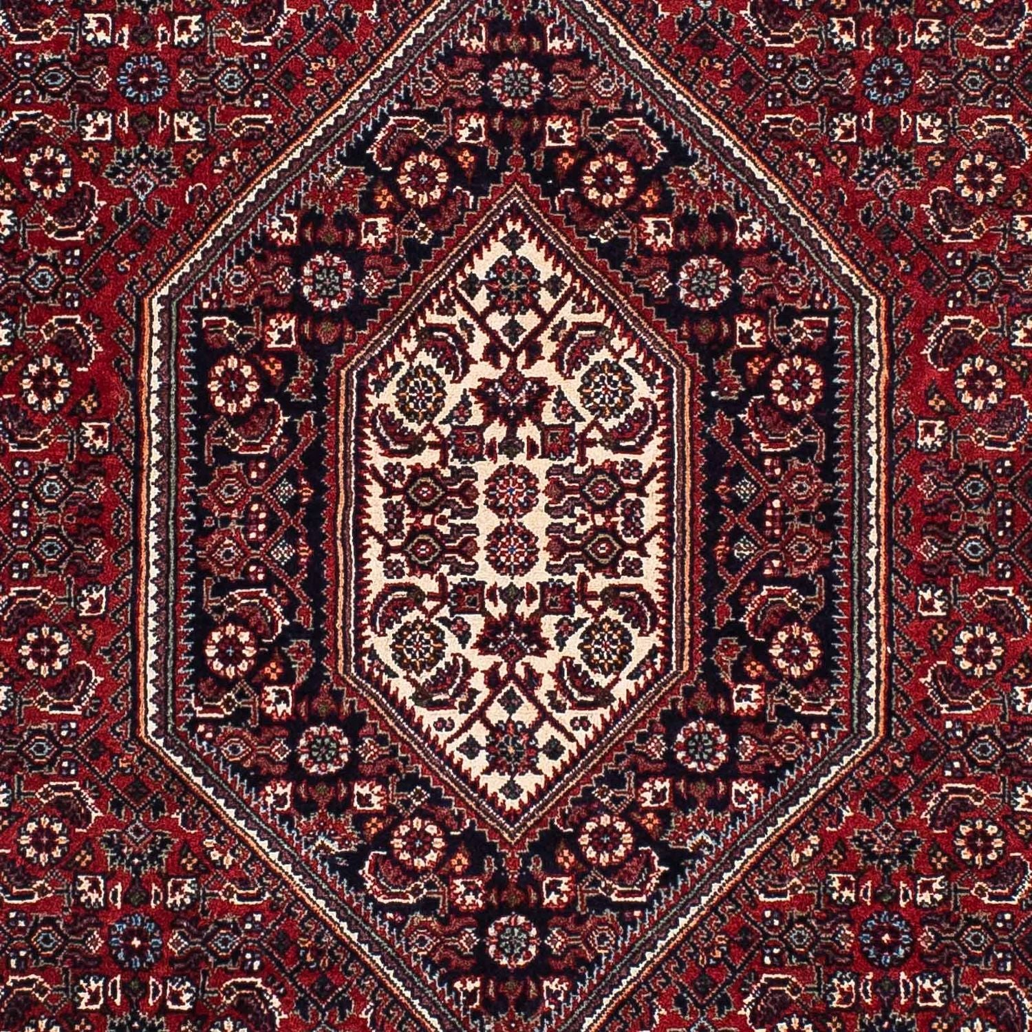 Tappeto Persero - Bidjar - 206 x 126 cm - rosso scuro
