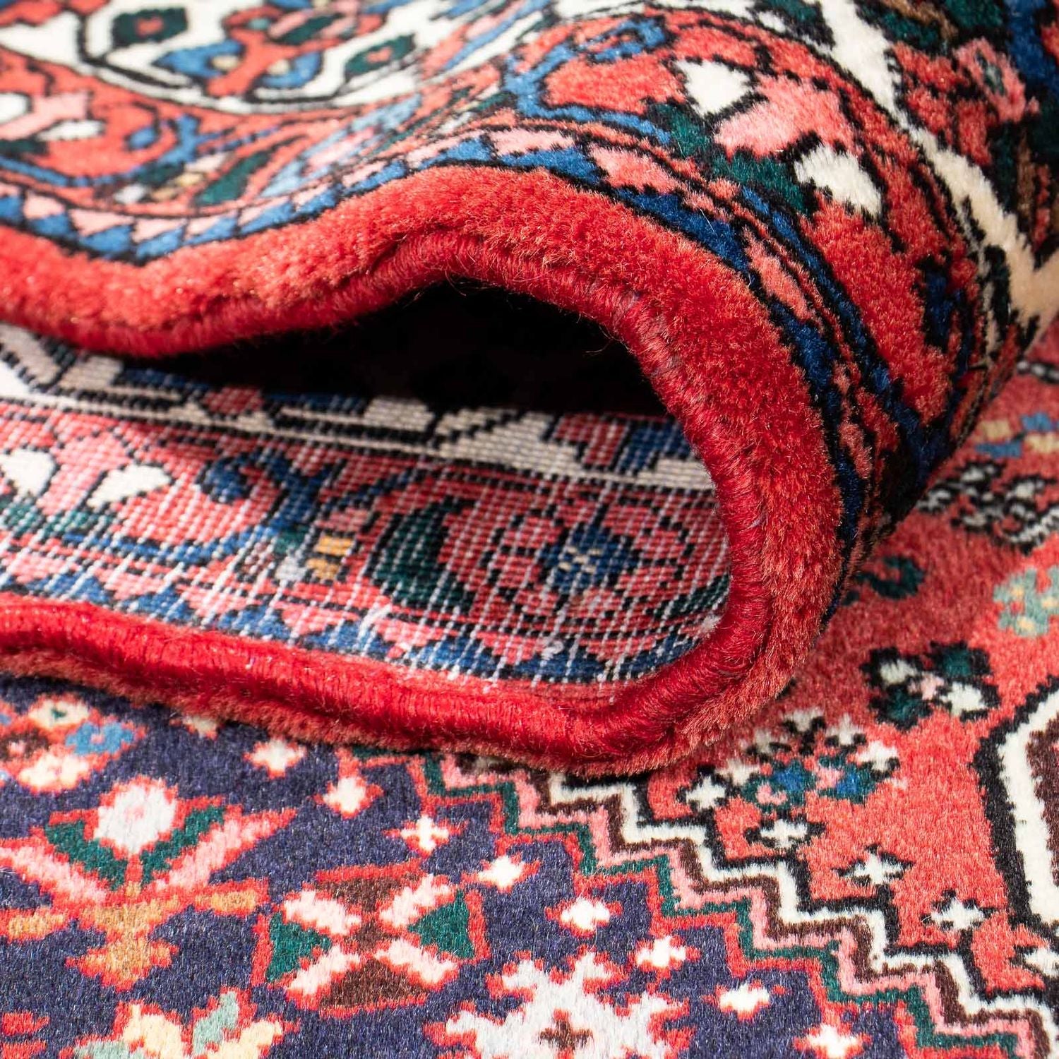 Tappeto Gabbeh - Kashkuli Persero - 203 x 153 cm - rosso scuro