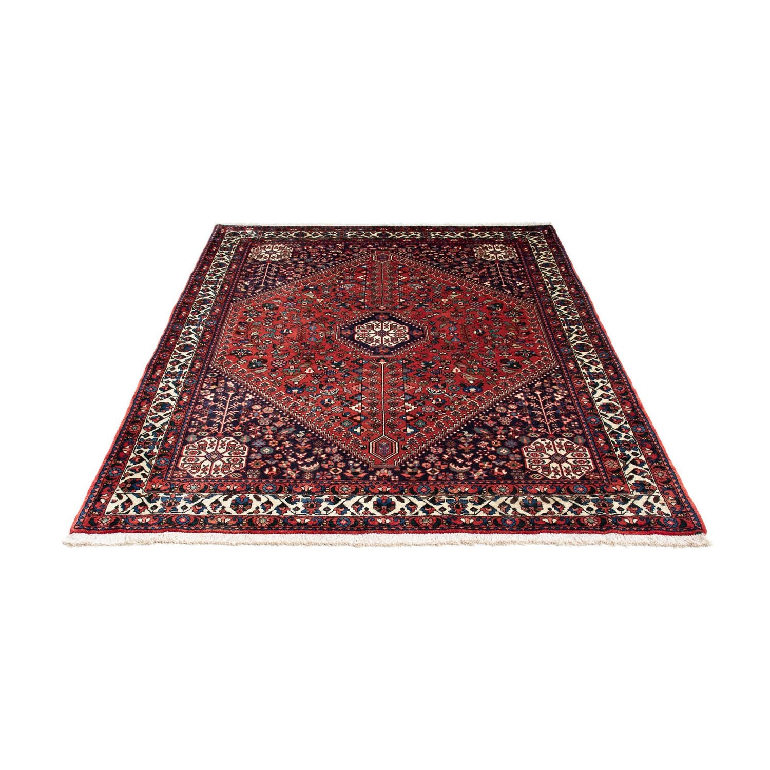 Tappeto Gabbeh - Kashkuli Persero - 203 x 153 cm - rosso scuro