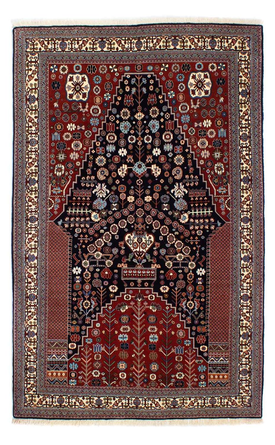 Tappeto Gabbeh - Kashkuli Persero - 224 x 138 cm - blu scuro
