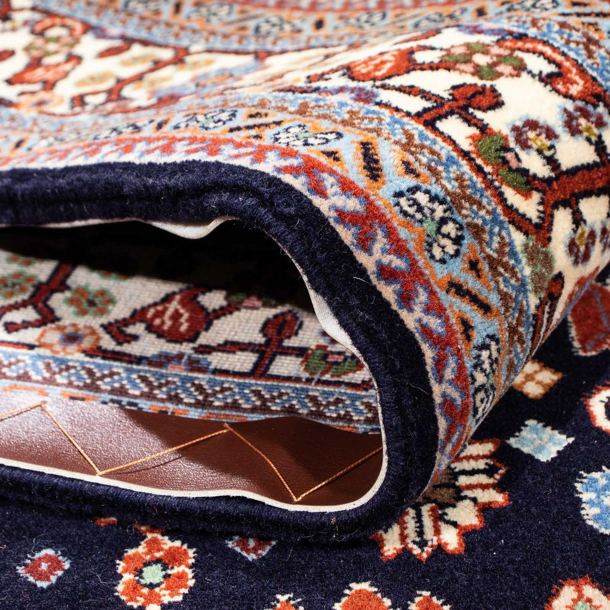 Tappeto Gabbeh - Kashkuli Persero - 224 x 138 cm - blu scuro