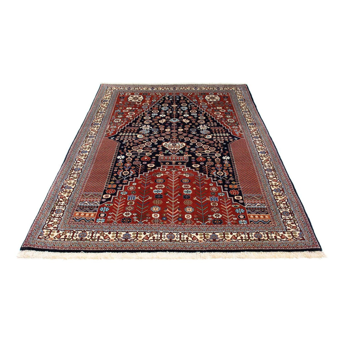 Tappeto Gabbeh - Kashkuli Persero - 224 x 138 cm - blu scuro