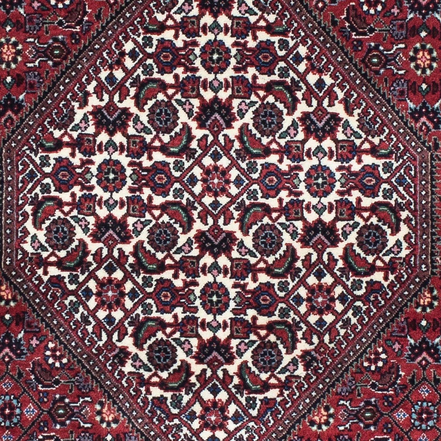 Tappeto corsia Tappeto Persero - Bidjar - 205 x 74 cm - rosso scuro