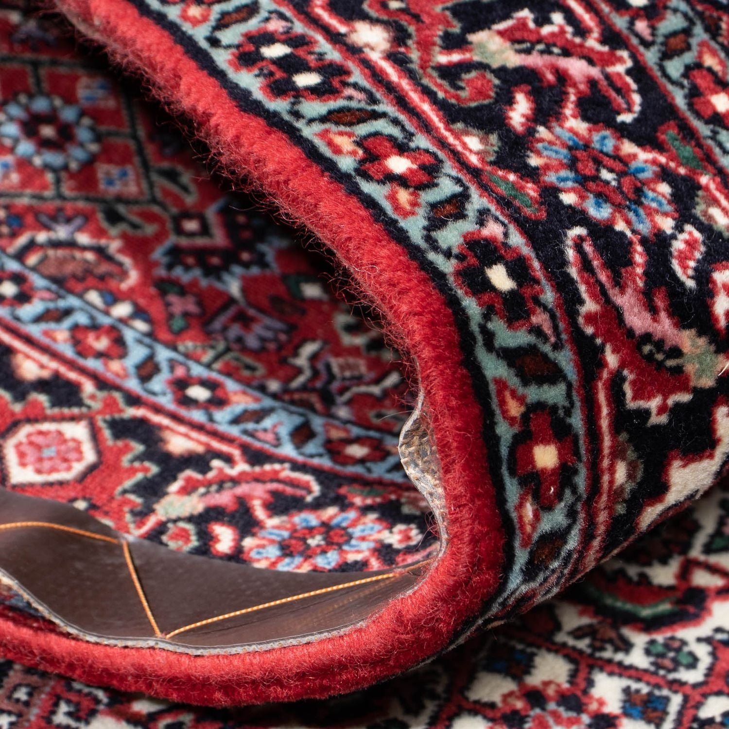 Tappeto corsia Tappeto Persero - Bidjar - 205 x 74 cm - rosso scuro