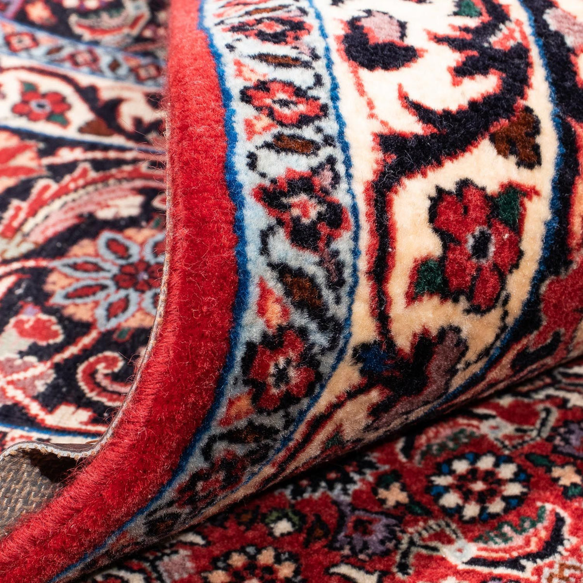 Tappeto Persero - Bidjar quadrato  - 250 x 250 cm - rosso scuro